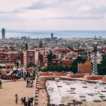 Aerial Photo of People Gathering in City