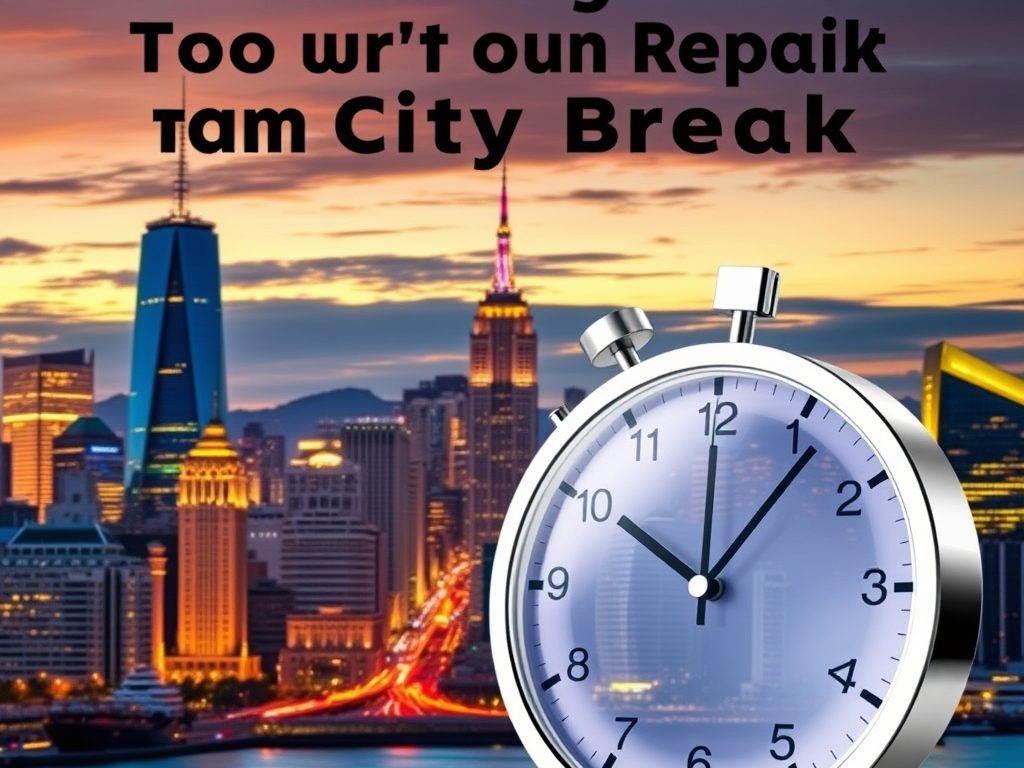 Jak zaplanować city break, by maksymalnie wykorzystać czas i uniknąć niepotrzebnego stresu podczas organizacji podróży